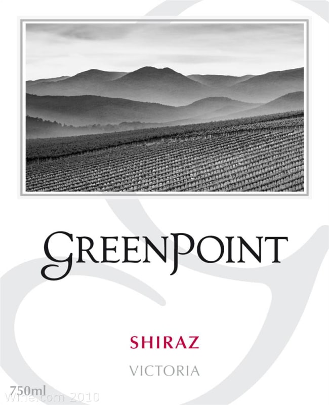 Green Point Shiraz 2006 Front Label