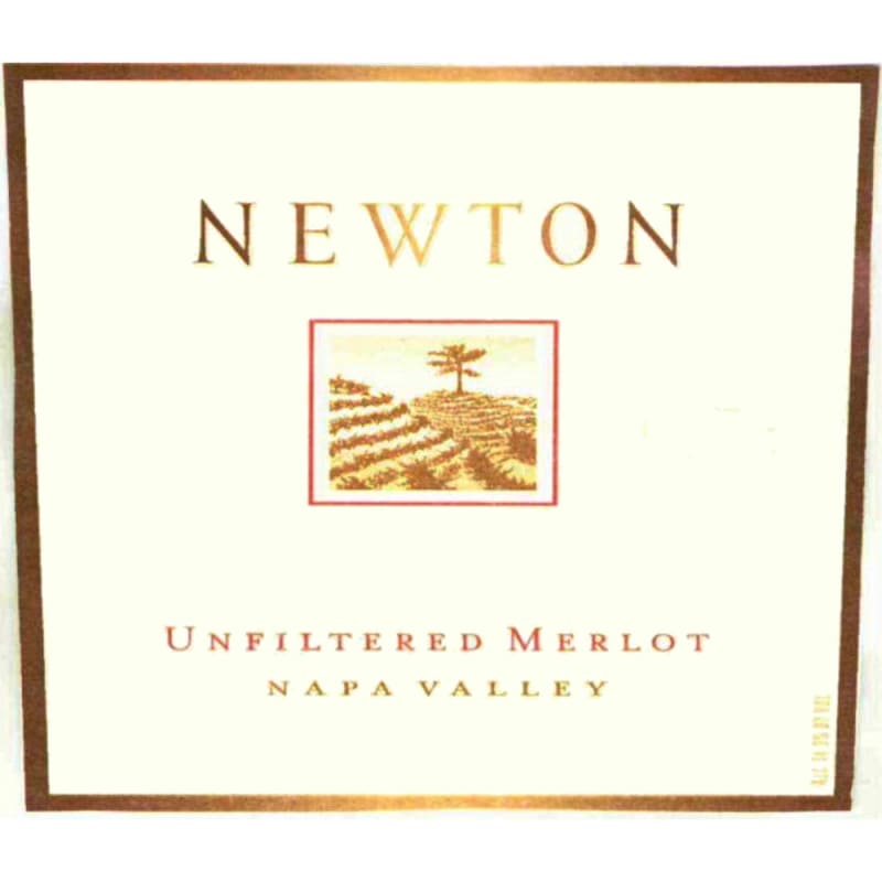 Newton Unfiltered Merlot 2005 Front Label