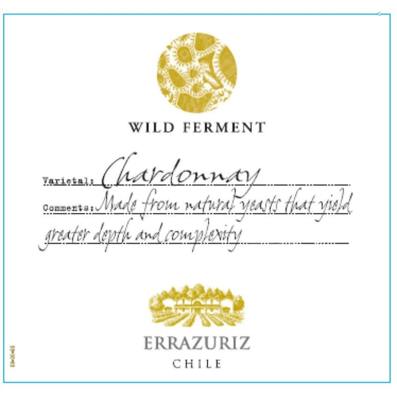 Errazuriz Wild Ferment Chardonnay 2008 Front Label