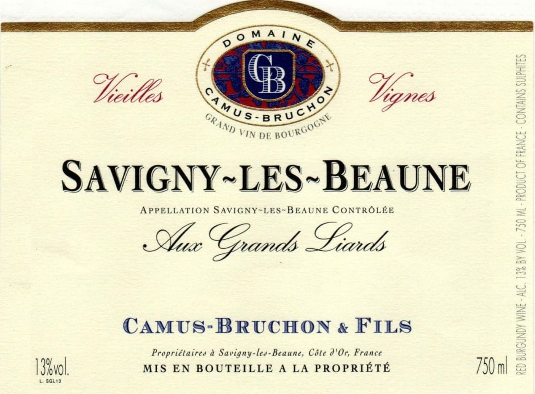 Domaine Camus-Bruchon Savigny-Les-Beaune Aux Grands Liards 2009 Front Label