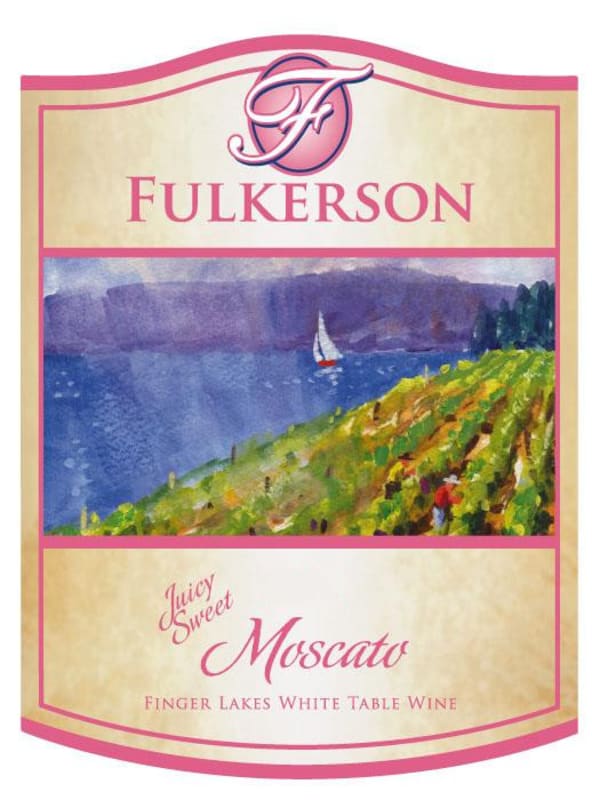Fulkerson Moscato 2015 Front Label