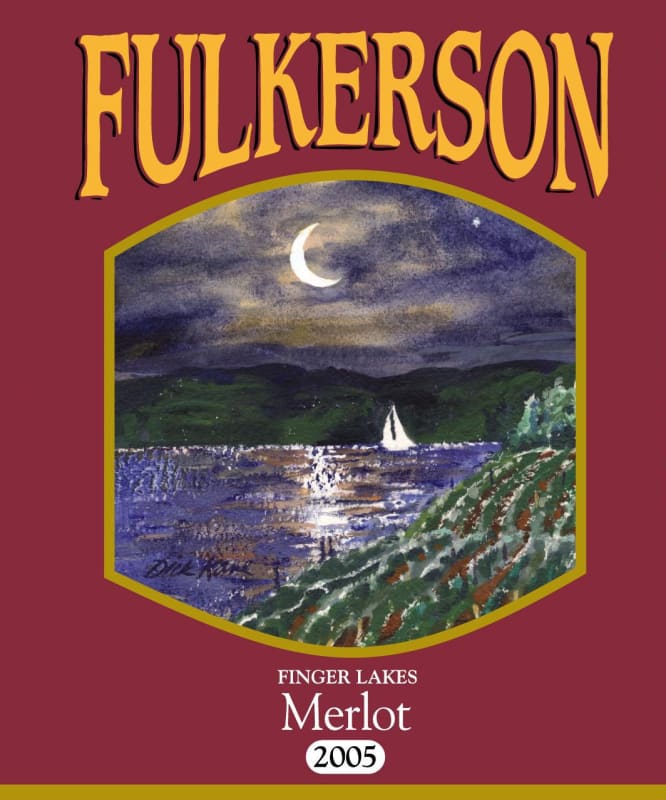Fulkerson Merlot 2005 Front Label