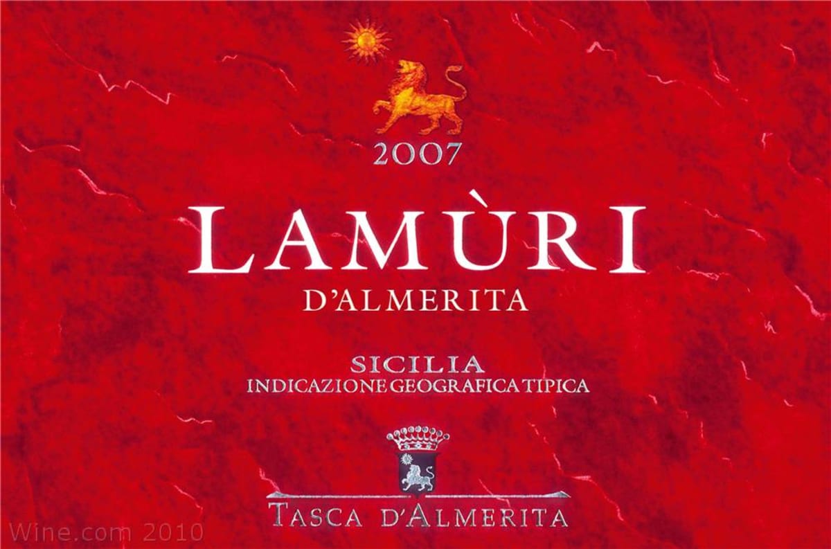 Regaleali Lamuri Nero d'Avola 2007 Front Label