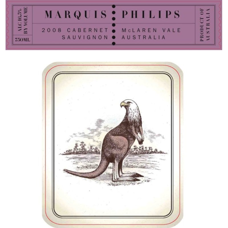Marquis Philips Cabernet Sauvignon 2008 Front Label