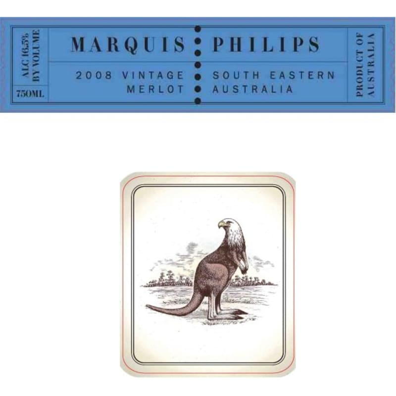 Marquis Philips Merlot 2008 Front Label