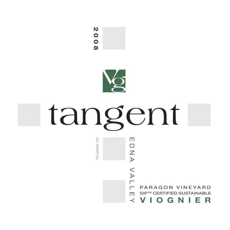 Tangent Paragon Vineyard Viognier 2008 Front Label