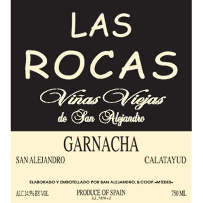Las Rocas Vinas Viejas Garnacha 2007 Front Label