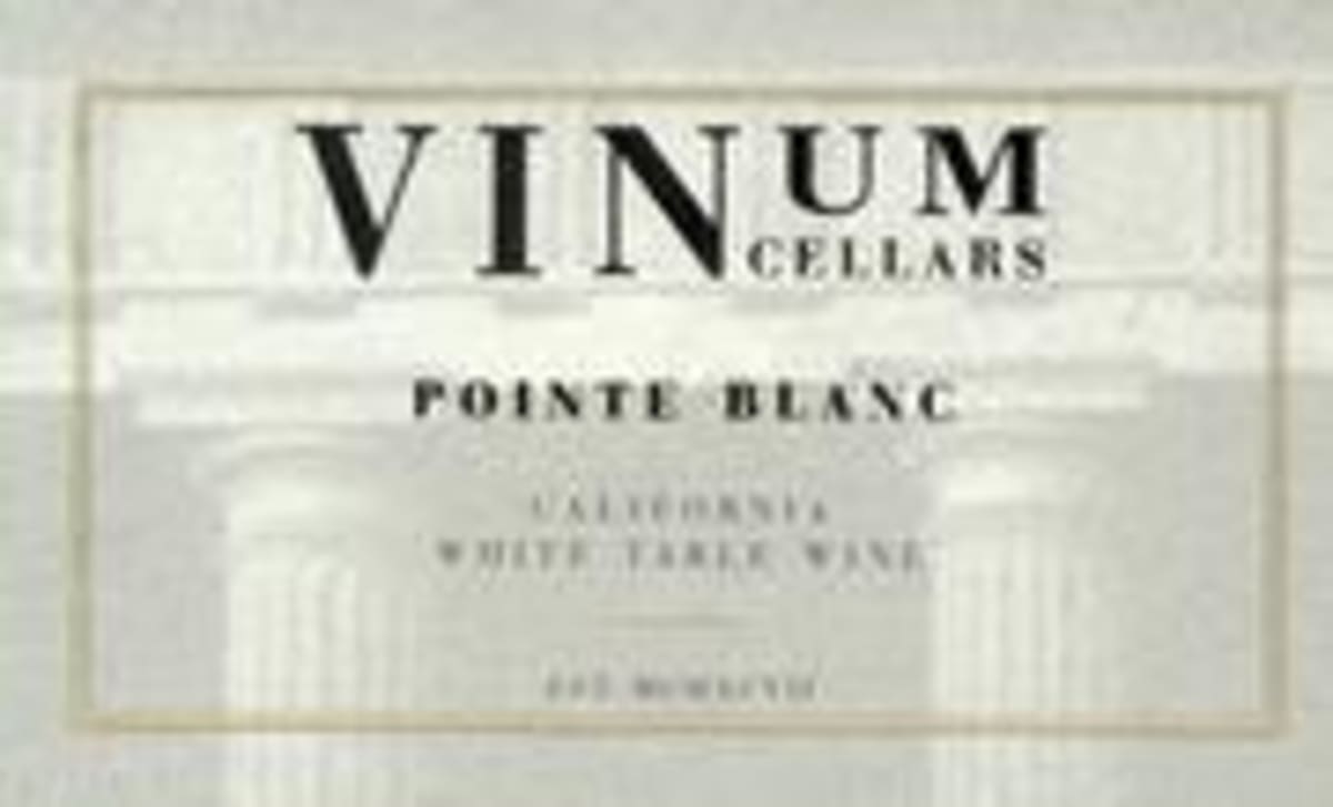 Vinum Cellars Pointe Blanc 1998 Front Label