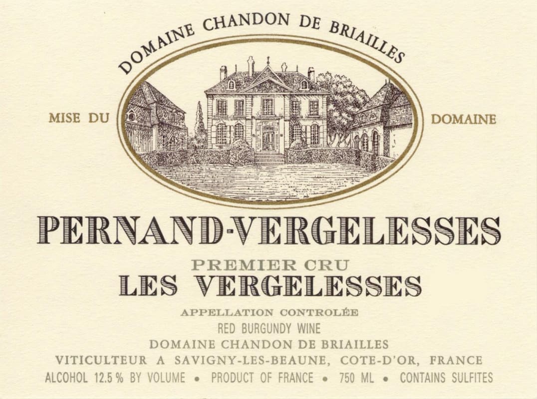 Chandon de Briailles Pernand Vergelesses Les Vergelesses 2013 Front Label
