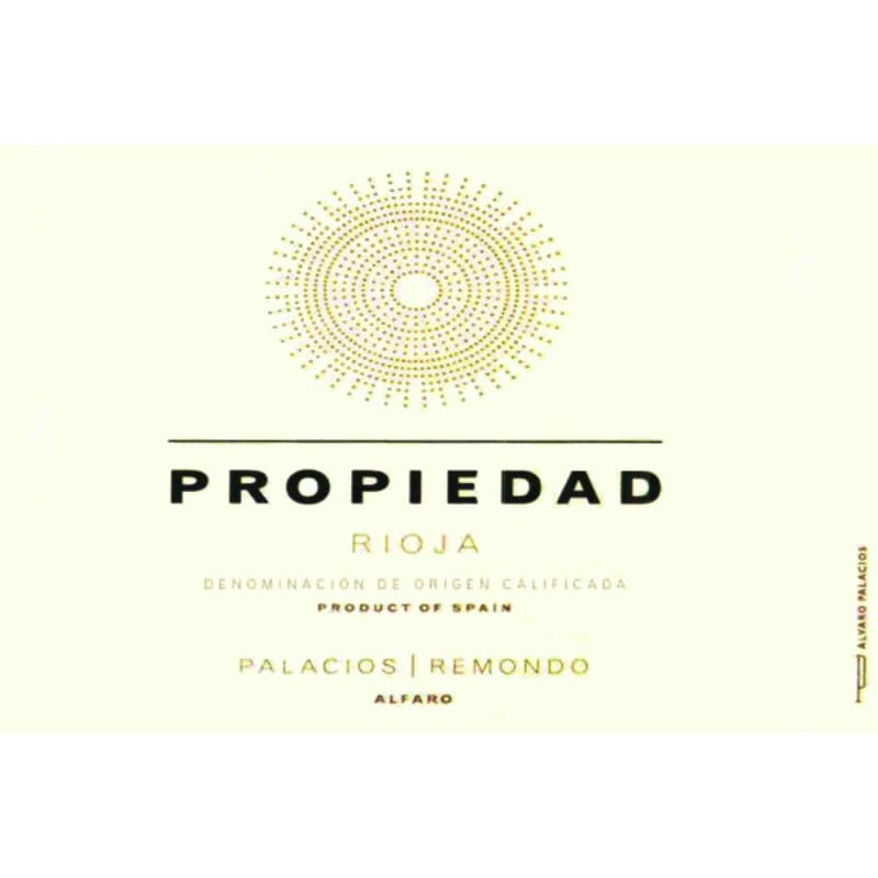 Palacios Remondo Rioja La Propiedad 2005 Front Label