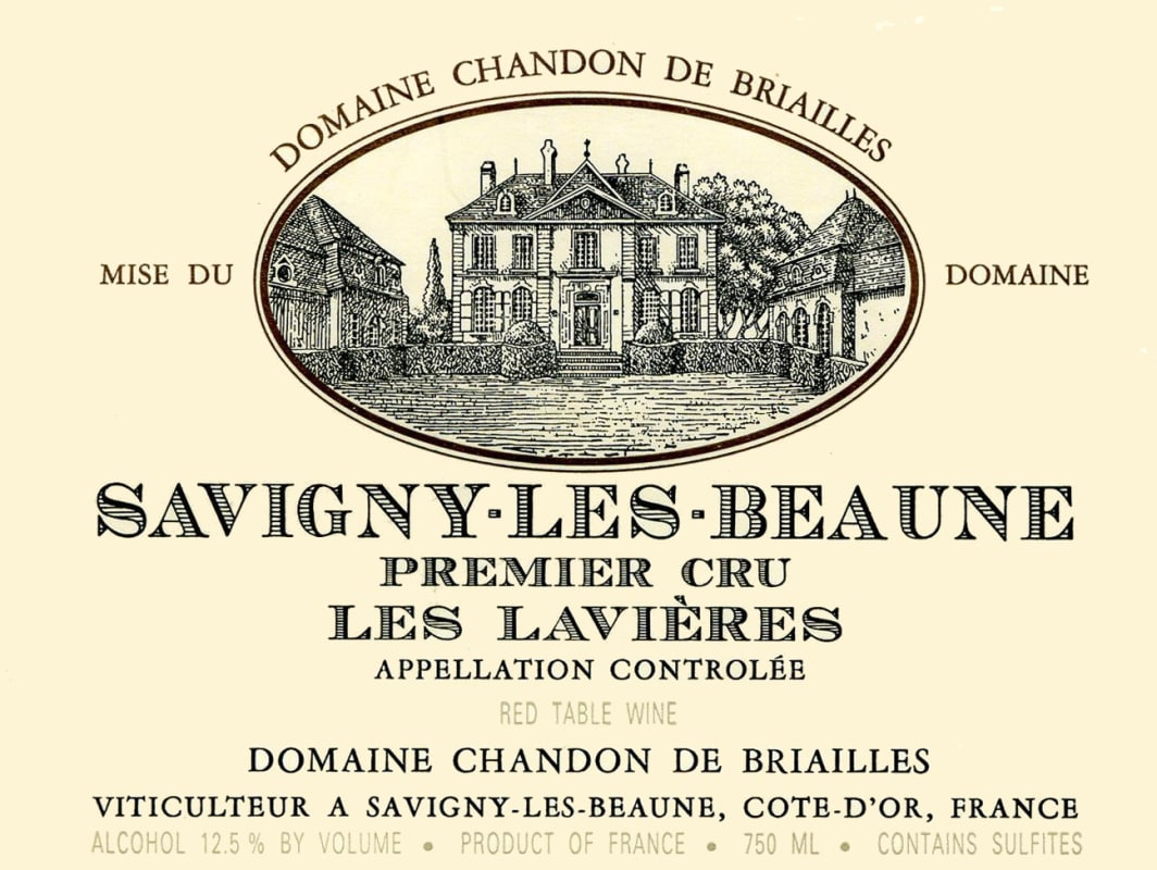 Chandon de Briailles Savigny Les Beaune Les Lavieres 2004 Front Label
