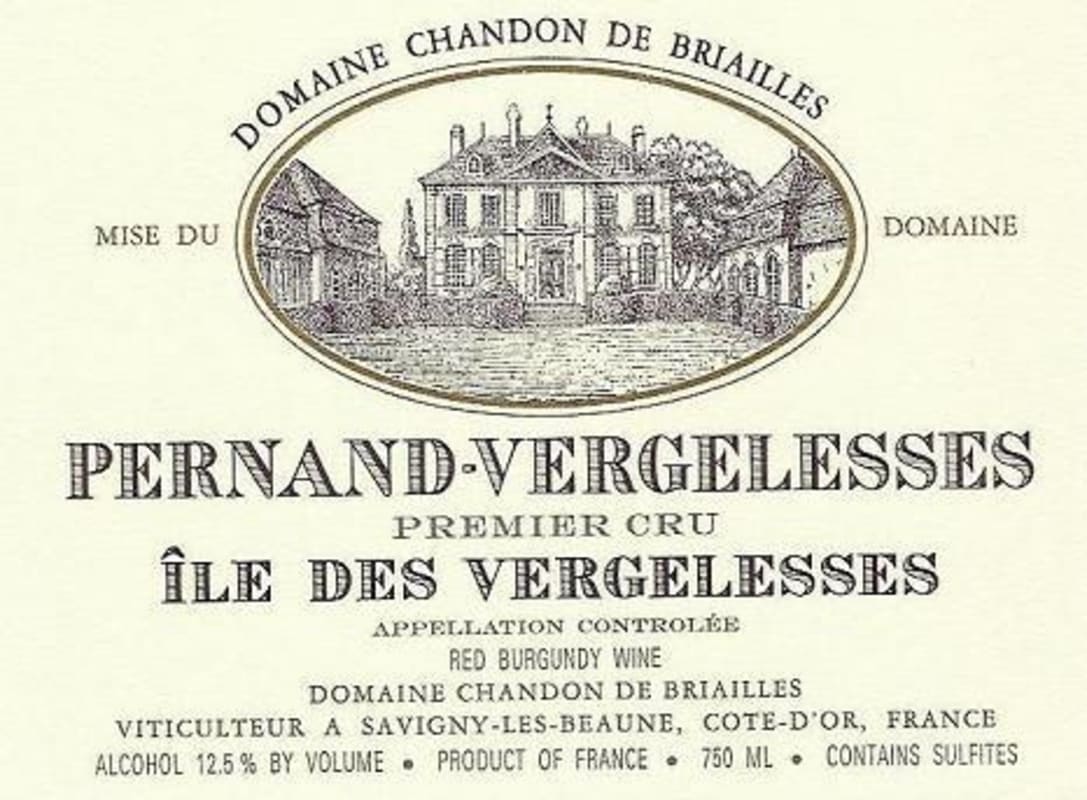 Chandon de Briailles Pernand-Vergelesses Premier Cru Iles des Vergelesses 2009 Front Label