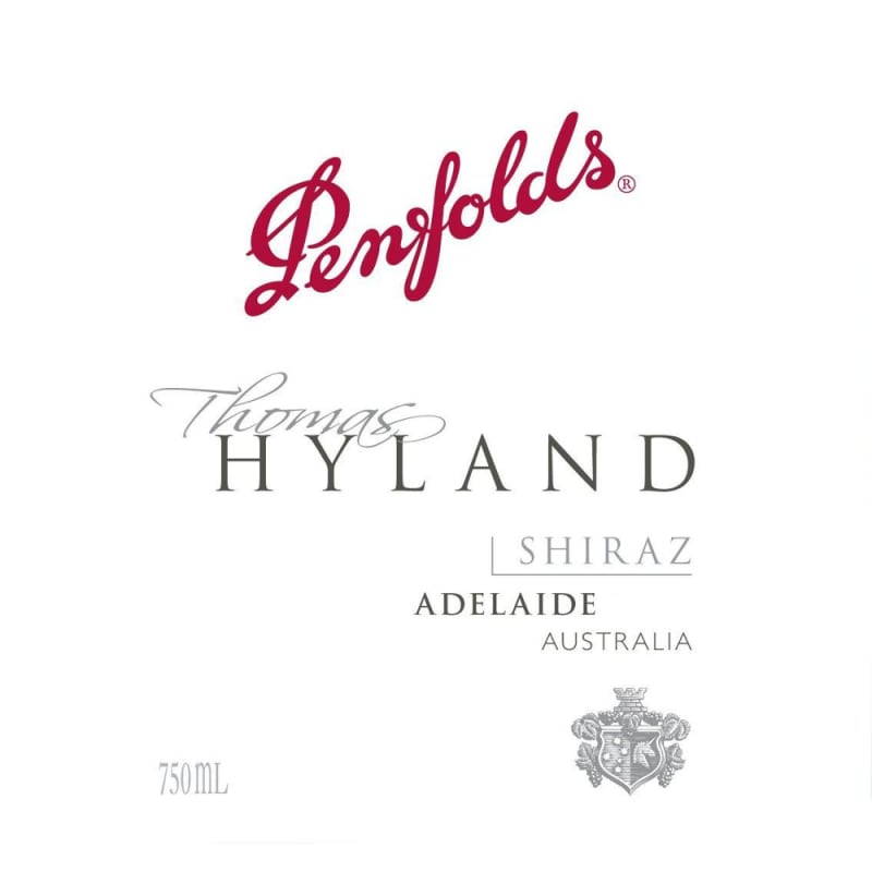 Penfolds Thomas Hyland Shiraz 2007 Front Label