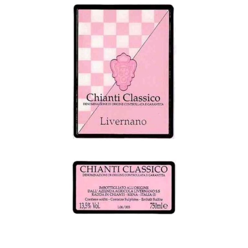 Livernano Chianti Classico 2005 Front Label