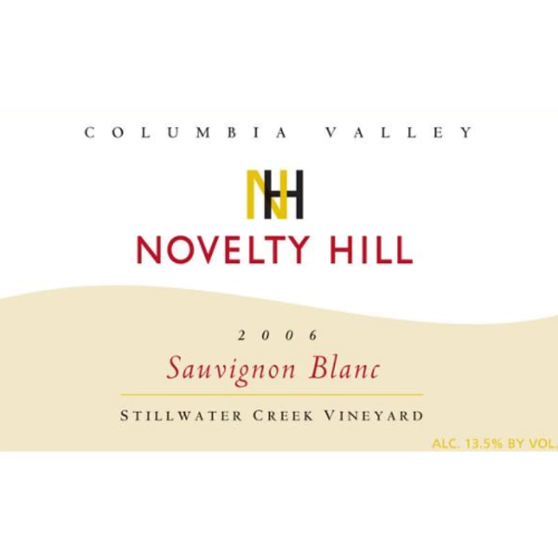 Novelty Hill Stillwater Creek Vineyard Sauvignon Blanc 2006 Front Label