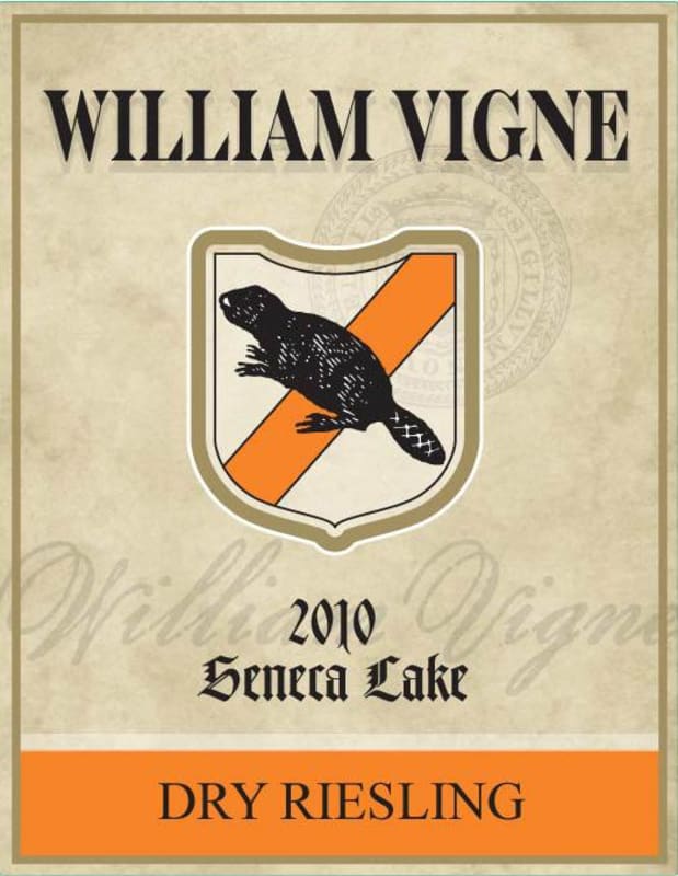Fulkerson William Vigne Dry Riesling 2010 Front Label