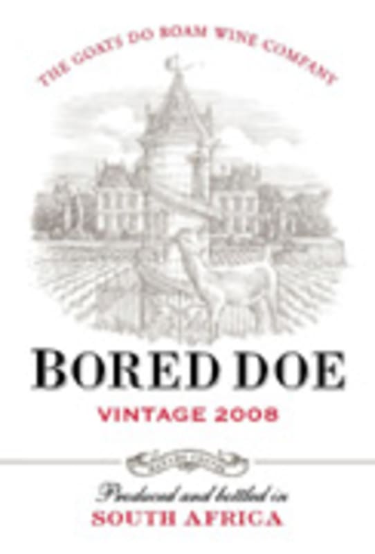 Goats do Roam Bored Doe 2008 Front Label