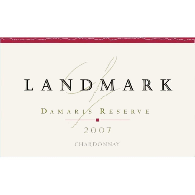 Landmark Damaris Reserve Chardonnay 2007 Front Label