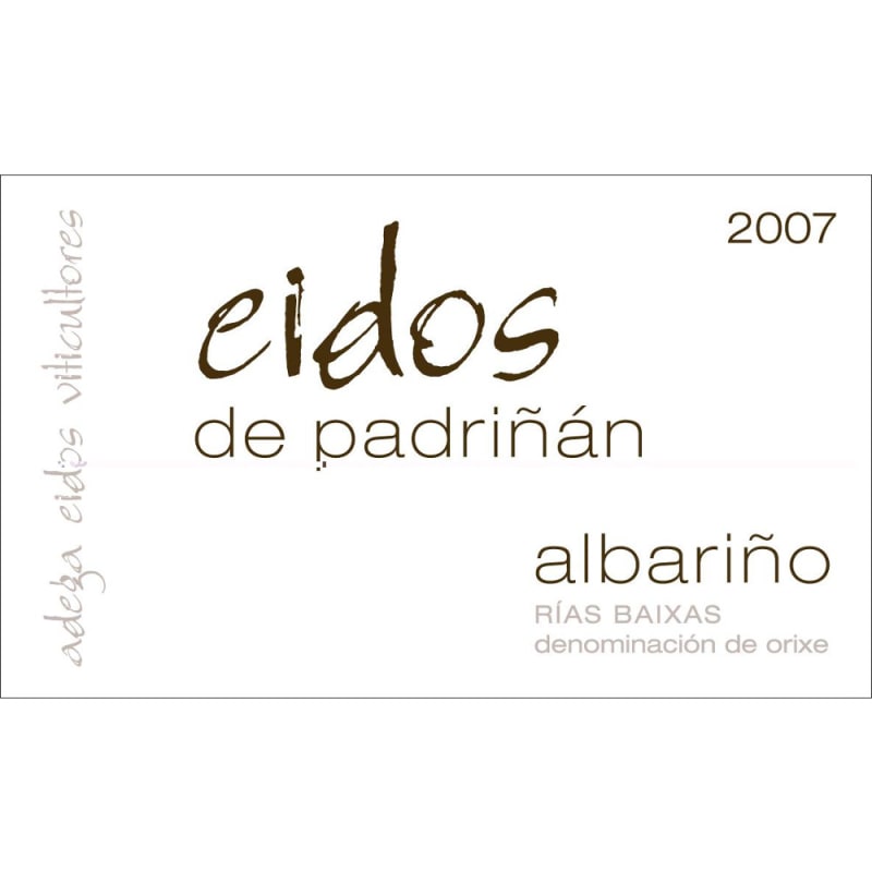 Adega Eidos Eidos de Padrinan Albarino 2007 Front Label