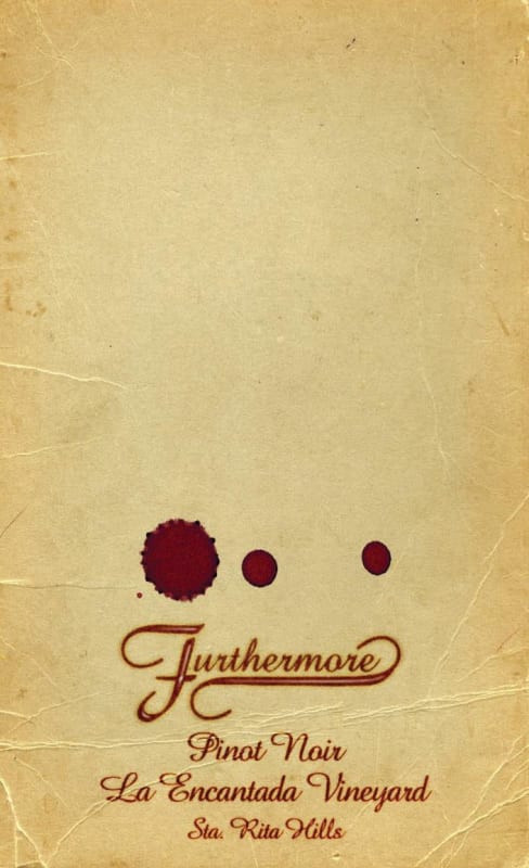 Furthermore La Encantada Vineyard Pinot Noir 2009 Front Label