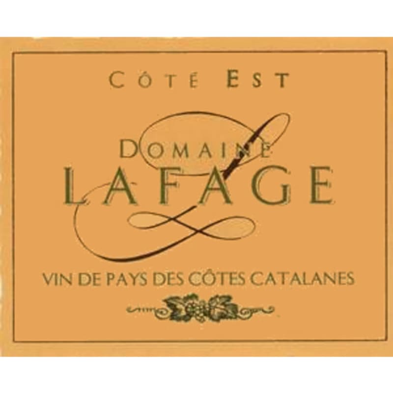 Domaine Lafage Vin du Pays Cote d'Est 2008 Front Label