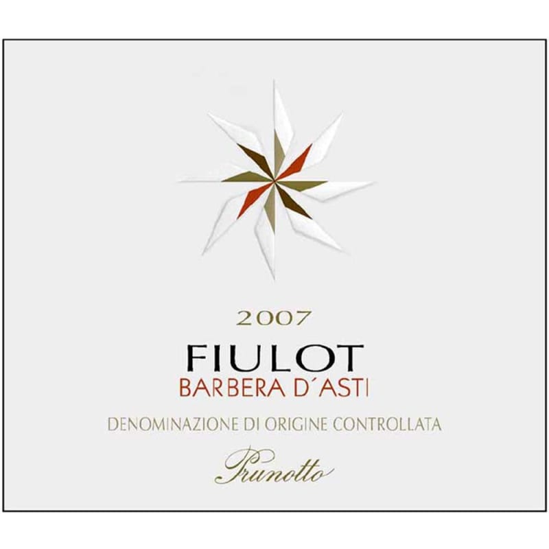 Prunotto Fiulot Barbera d'Asti 2007 Front Label