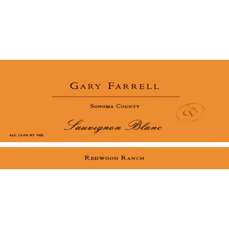 Gary Farrell Redwood Ranch Sauvignon Blanc 2008 Front Label