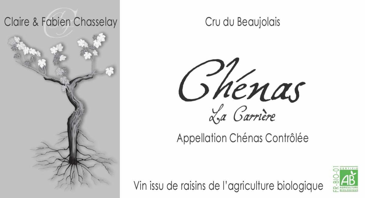 Domaine Chasselay Chenas La Carriere 2011 Front Label