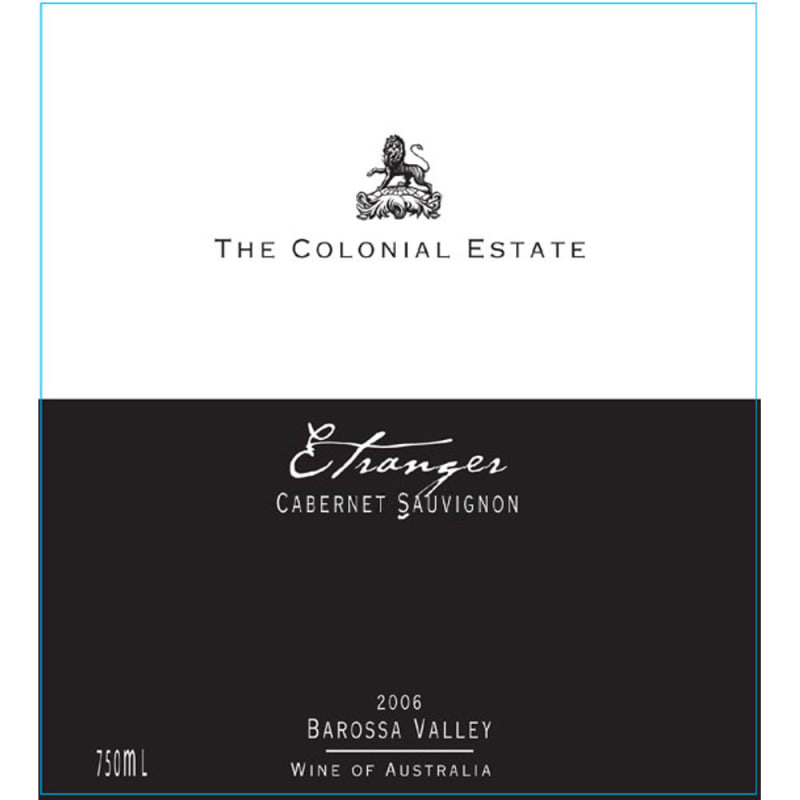 The Colonial Estate Etranger Cabernet Sauvignon 2006 Front Label