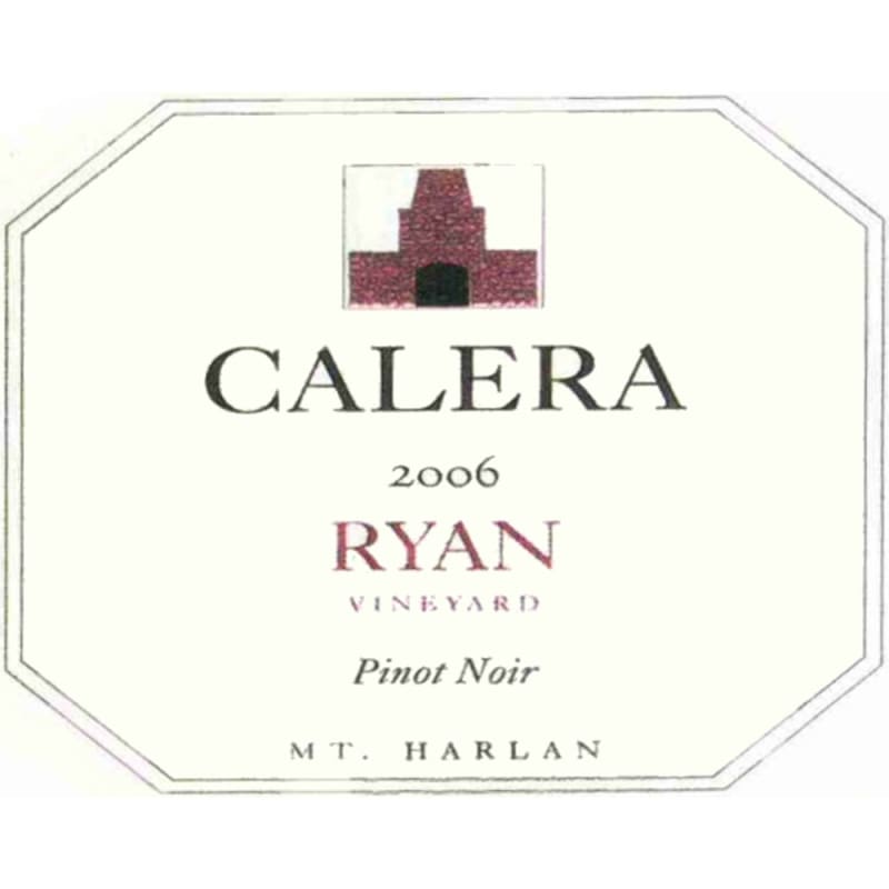 Calera Ryan Vineyard Pinot Noir 2006 Front Label