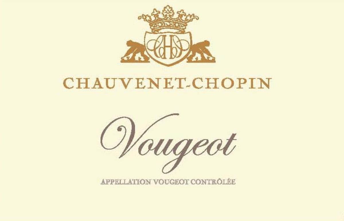 Chauvenet-Chopin Vougeot 2011 Front Label