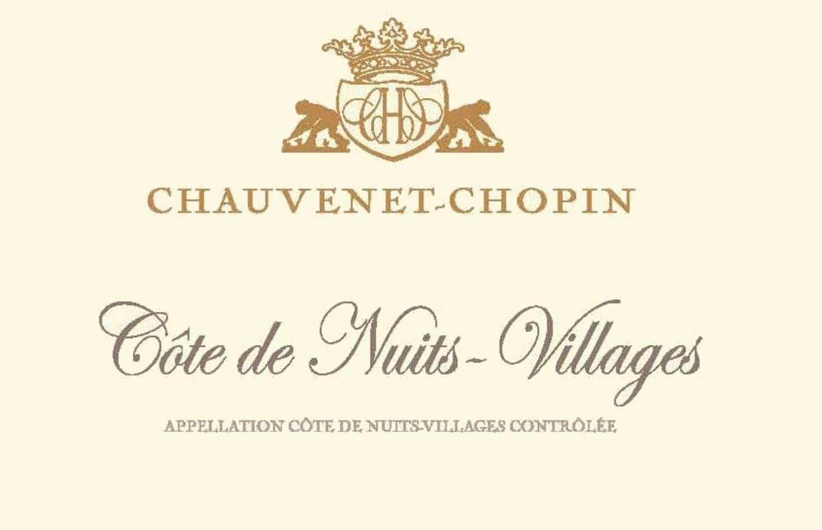 Chauvenet-Chopin Cote du Nuits Villages 2009 Front Label