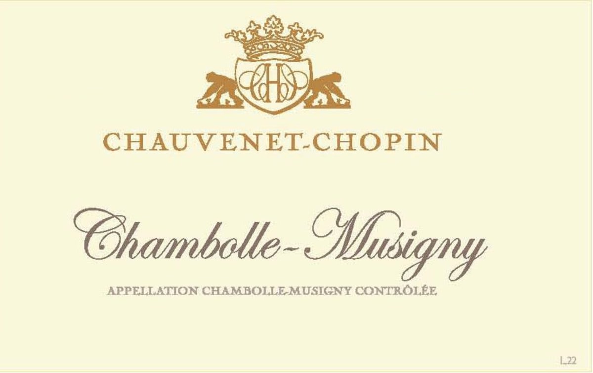 Chauvenet-Chopin Chambolle Musigny 2009 Front Label
