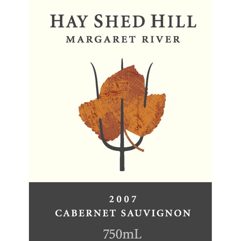 Hay Shed Hill Cabernet Sauvignon 2007 Front Label
