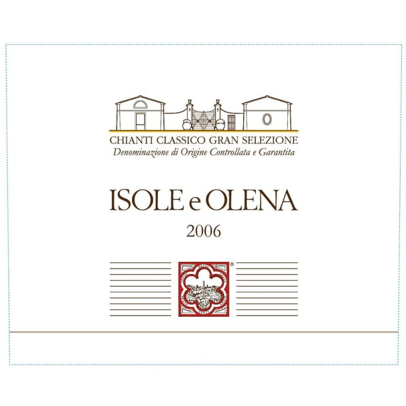 Isole e Olena Chianti Classico 2006 Front Label