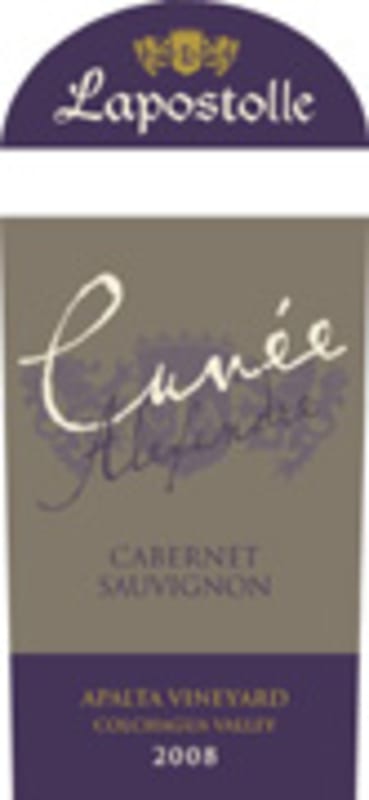 Lapostolle Cuvee Alexandre Cabernet Sauvignon 2008 Front Label