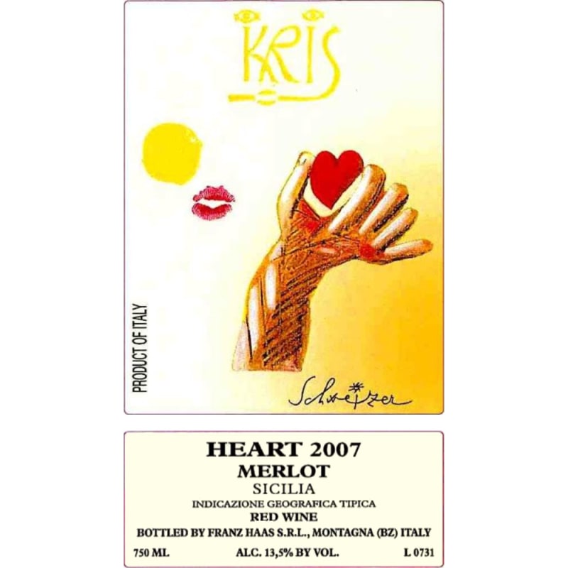 Kris Heart Merlot 2007 Front Label