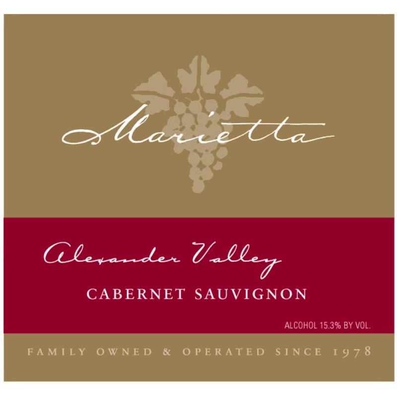 Marietta Cellars Cabernet Sauvignon 2006 Front Label