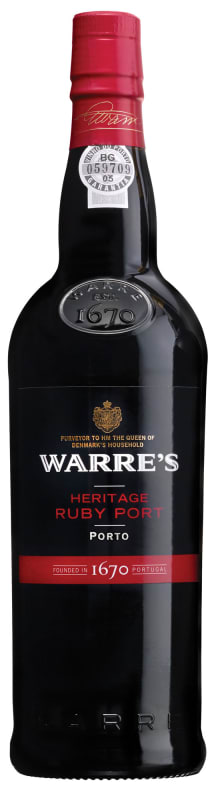 Warre's Heritage Ruby Front Bottle Shot