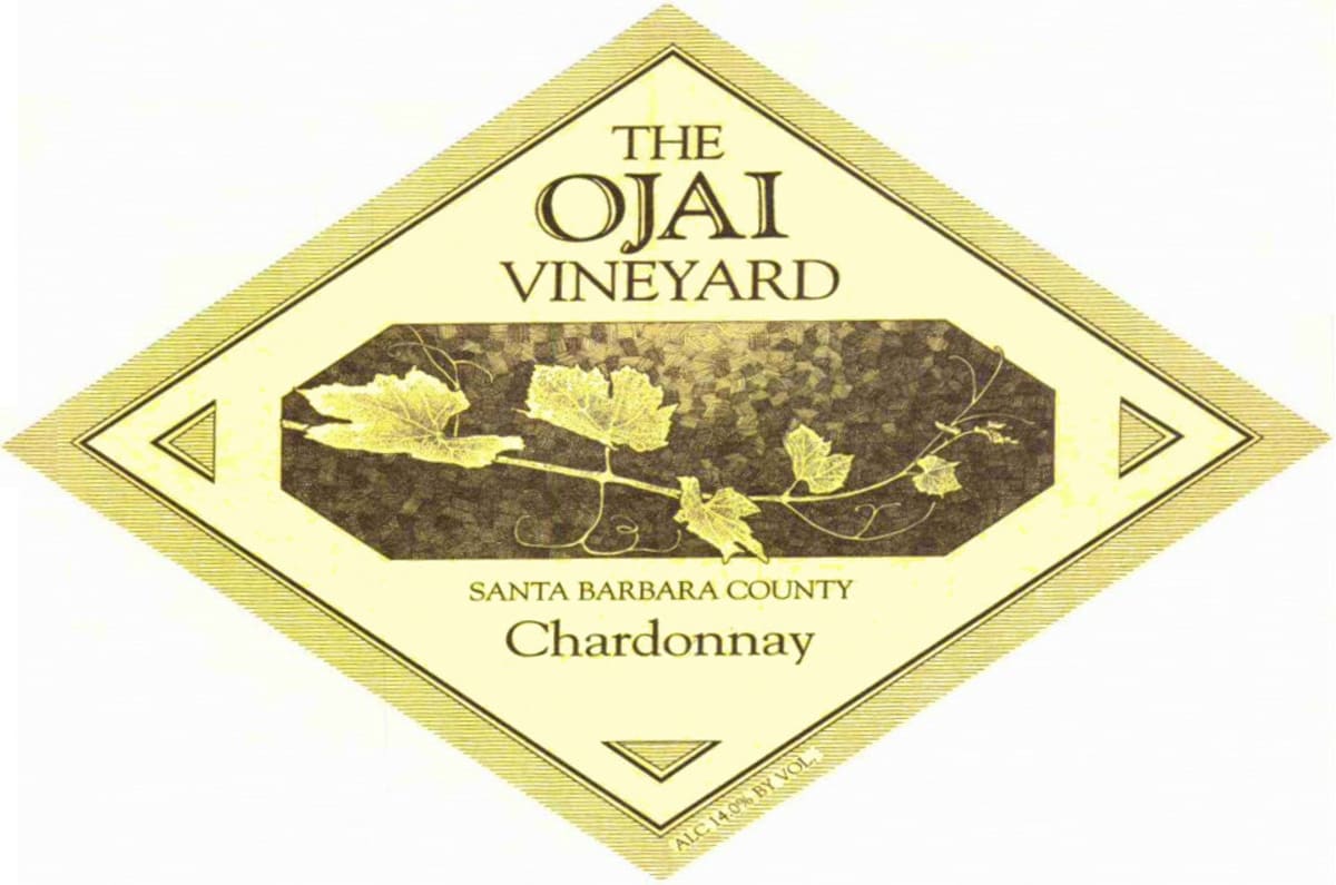 Ojai Chardonnay 2012 Front Label
