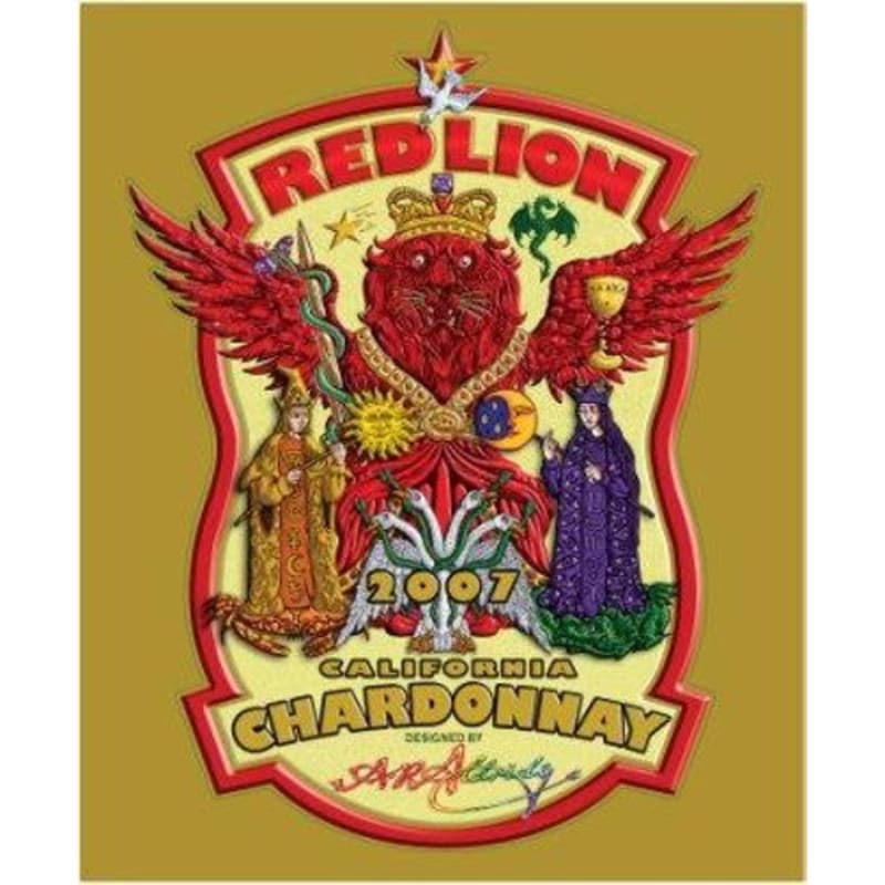 R Wines Red Lion Chardonnay 2007 Front Label