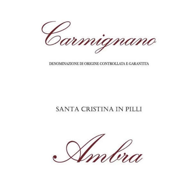 Ambra Carmignano Santa Cristina In Pilli 2006 Front Label