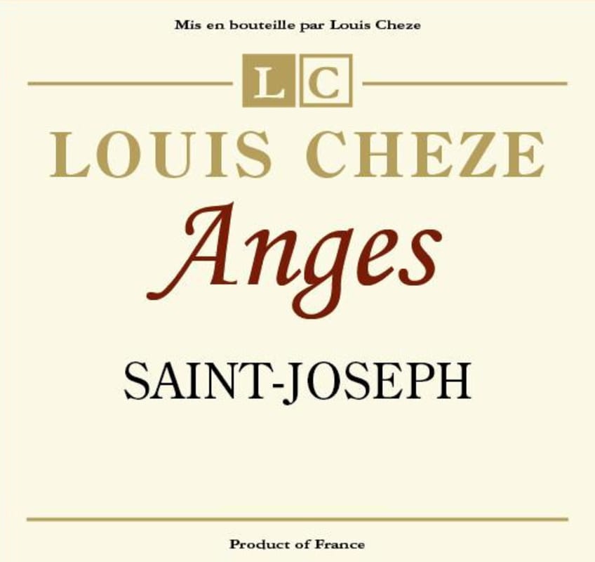 Louis Cheze Saint-Joseph Anges 2009 Front Label