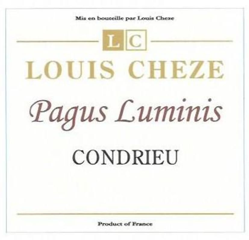 Louis Cheze Condrieu Pagus Luminis 2015 Front Label