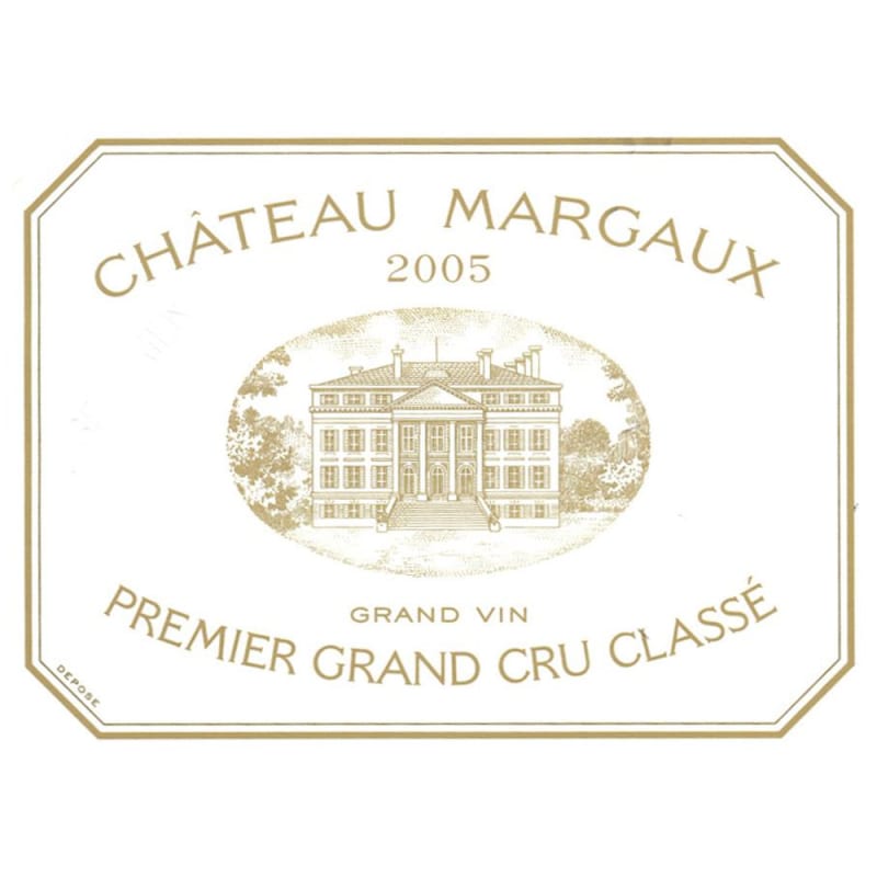 Chateau Margaux (6 Liter Bottle) 2005 Front Label