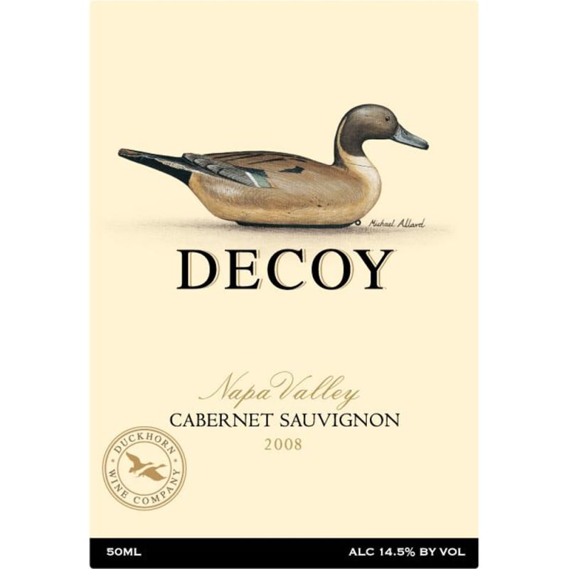 Decoy Napa Valley Cabernet Sauvignon 2008 Front Label