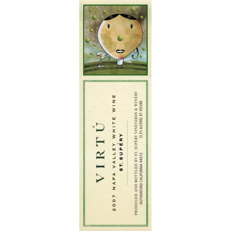 St. Supery Virtu 2007 Front Label