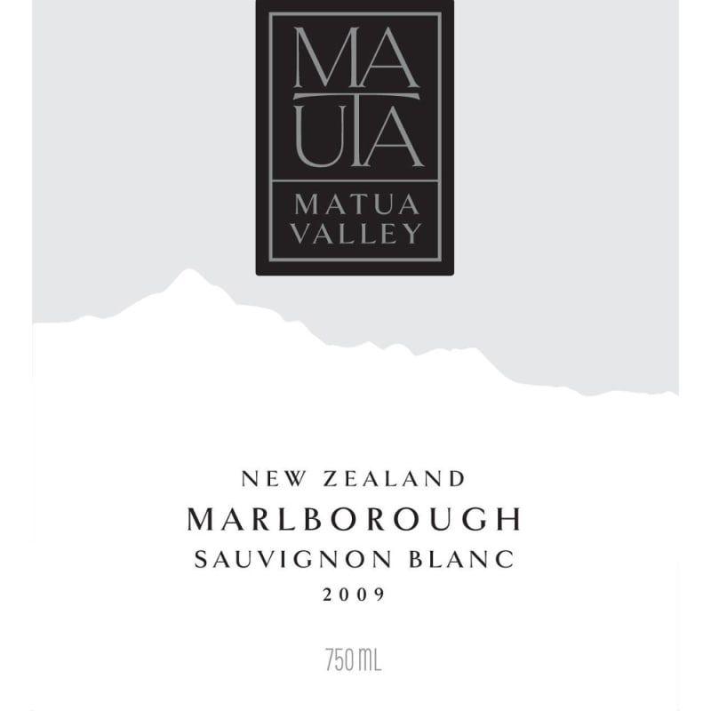 Matua Sauvignon Blanc 2009 Front Label