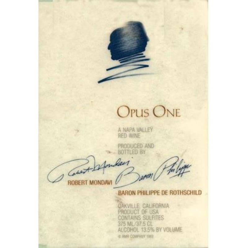 Opus One (375ML half-bottle) 2006 Front Label