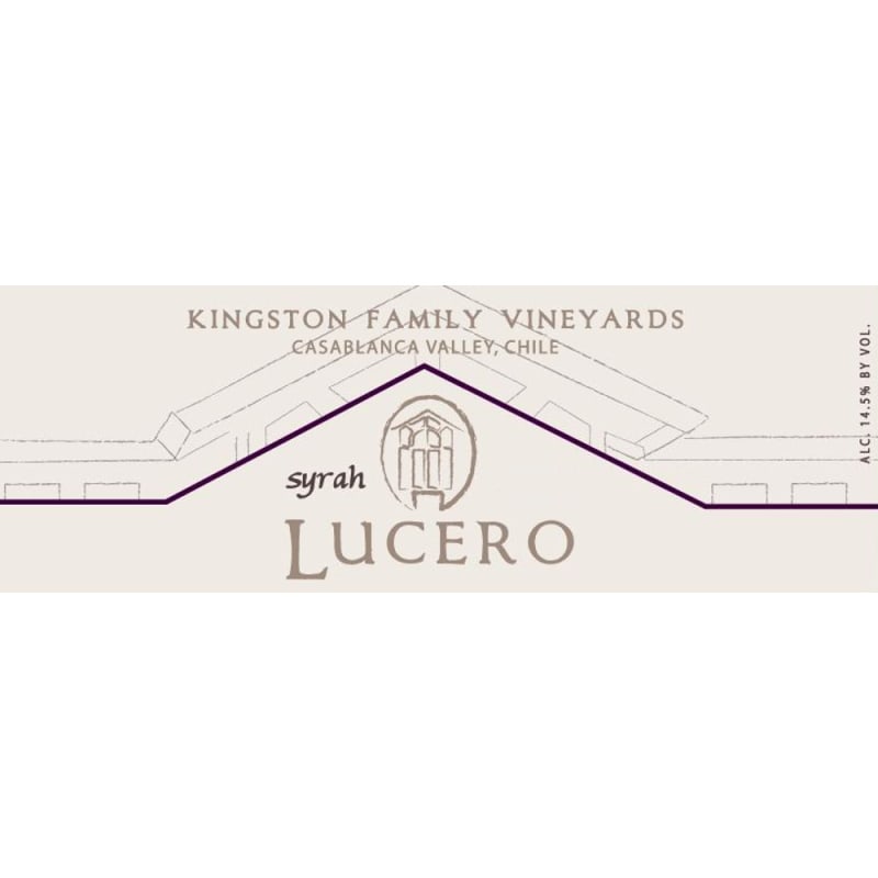Kingston Family Vineyards Lucero Syrah 2008 Front Label